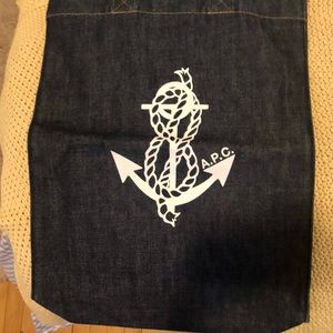 A.P.C. Denim Tote / Shoulder Bag